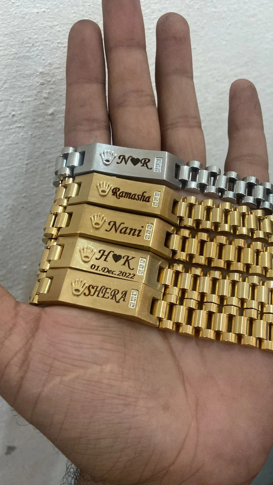 Beautiful Engraved Name Bracelet