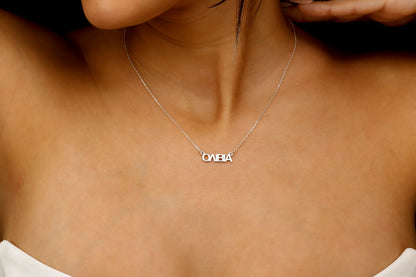 Customize Name Necklace Hellenic Letters
