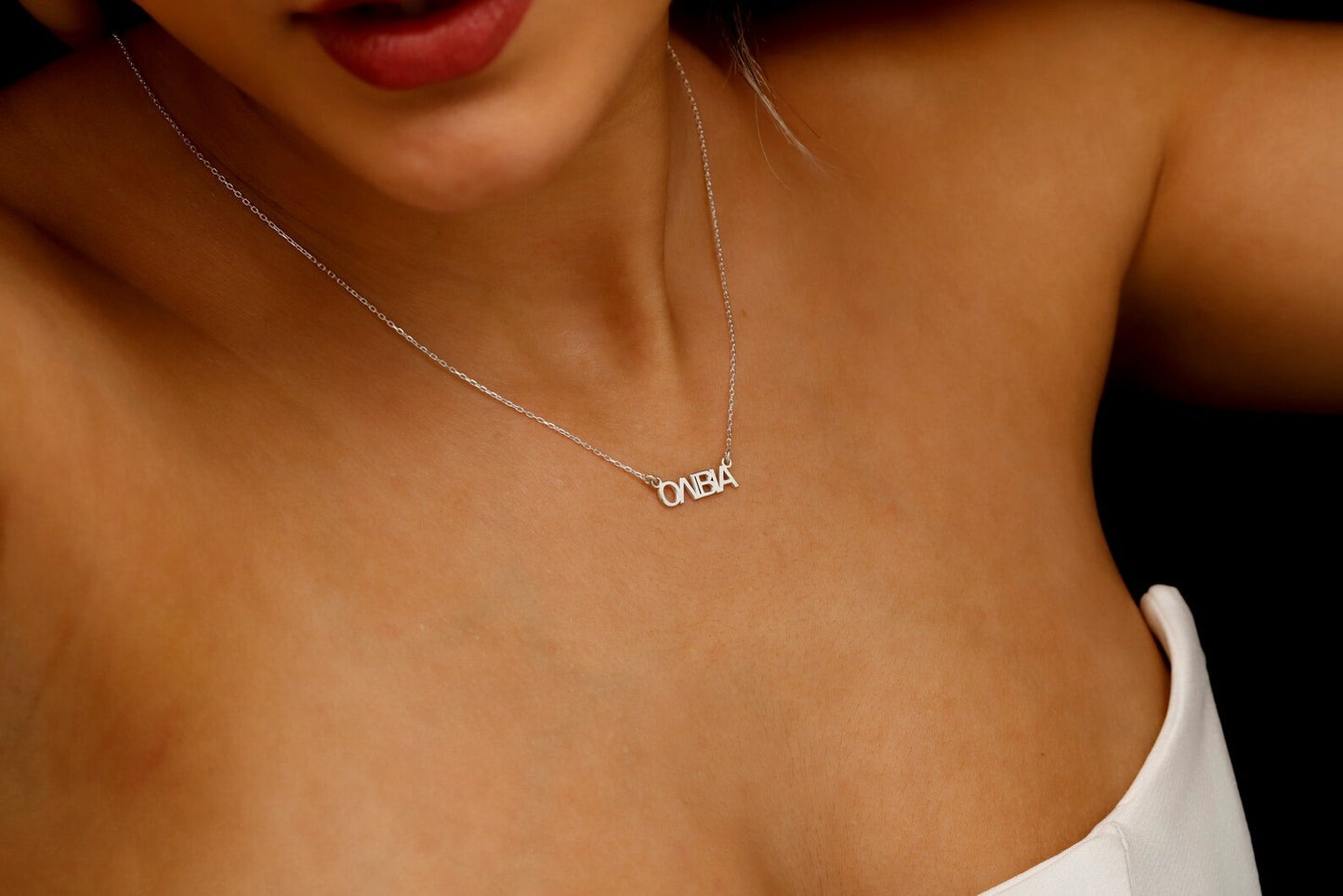 Customize Name Necklace Hellenic Letters