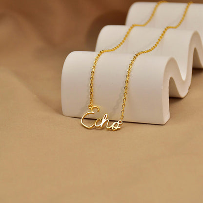Dainty Minimalist Name Necklace