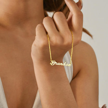 Dainty Minimalist Name Necklace