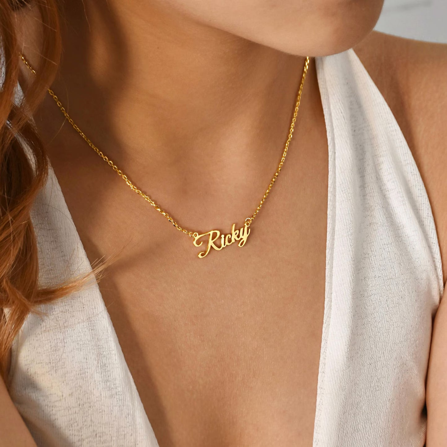 Dainty Minimalist Name Necklace