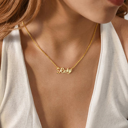 Dainty Minimalist Name Necklace